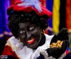 Zwarte Piet, siyah Petrus, Aziz Nikolaos'un Hollanda ve Belçika'görevlisi